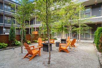 Multiple courtyards